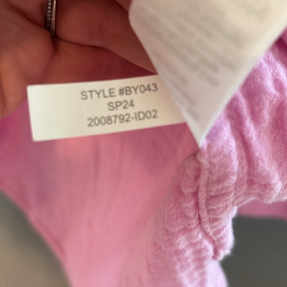 J. Crew Pink Button-Down Cotton Shirt - Picture 4 of 7